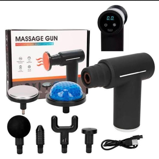pistola masajeadora de frio y calor 6 en 1